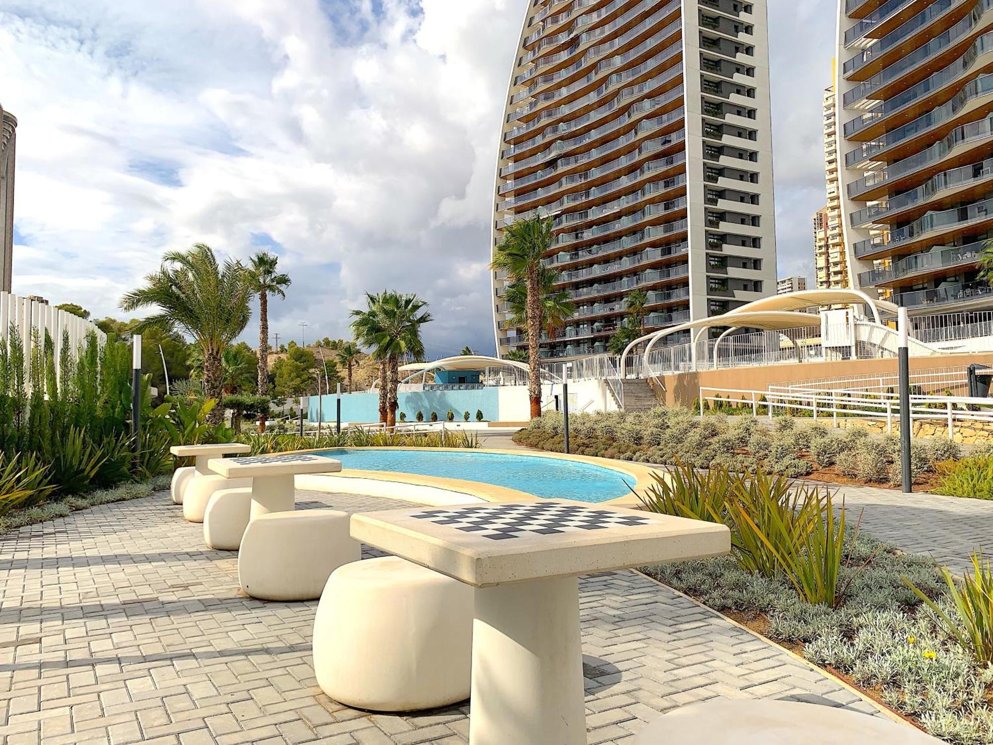Lujoso Apartament Con Impresionantes Vistas Al Mar Benidorm Exterior photo